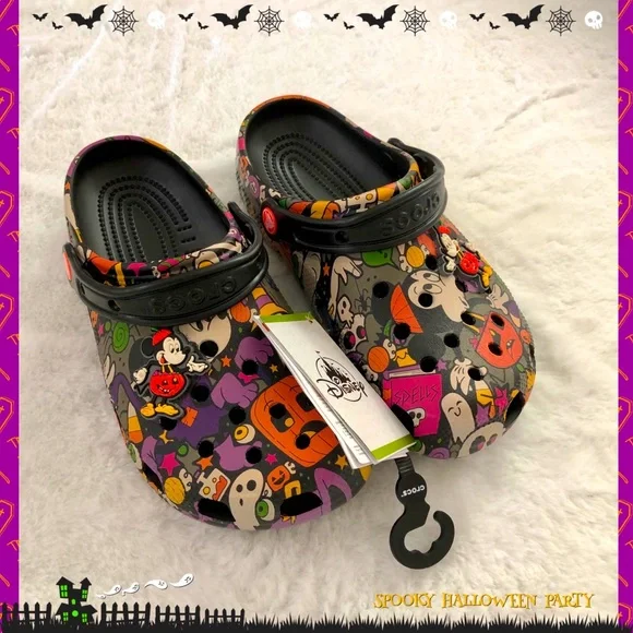 Disney Halloween Mickey Mouse Clogs For Adults Crocs Mickey Mouse